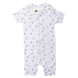 Blueberry Bliss Organic Shortie Bamboo Romper