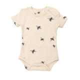 Organic Cotton Busy Bee Ribbed Bodysuit