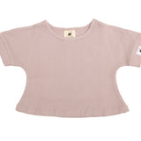 Organic Cotton - Dusty Rose Waffle Tee