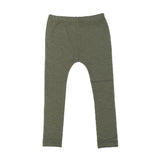 Organic Cotton - Slim fit Moss Slub Leggings - LOW STOCK