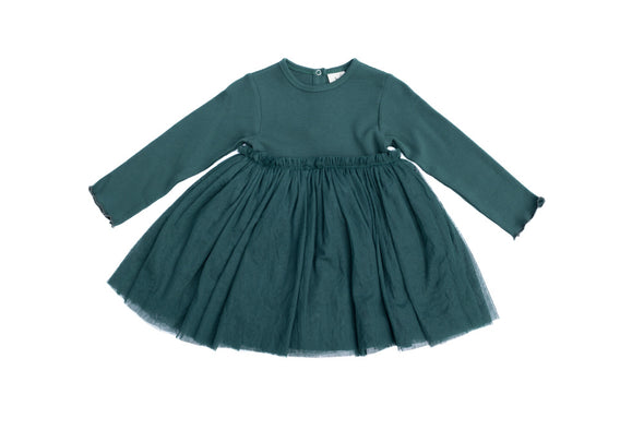 Organic Cotton - Forest Tulle Dress