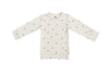 Organic Cotton - Ribbed long sleeved tee with Acorn Print