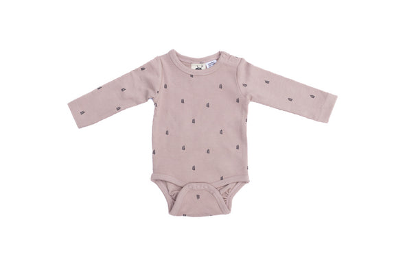 Organic Cotton - Petal Ribbed Bodysuit