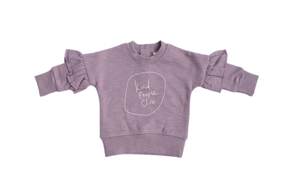 Organic Cotton - Frill Sweatshirt