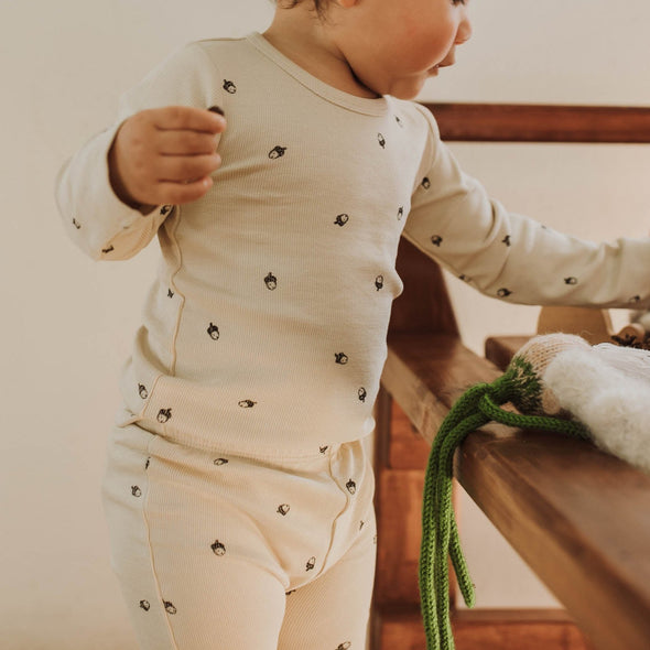 Organic cotton - Ribbed lounge set child