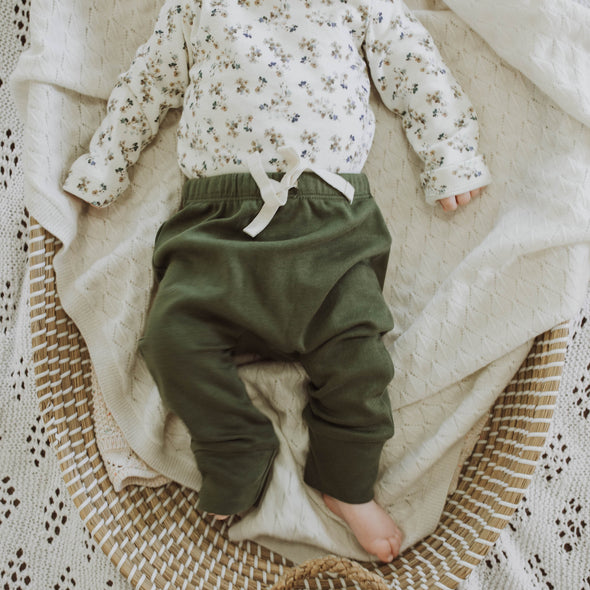 Organic Cotton - Baby Moss Leggings