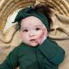 Organic Cotton - Forest Frill Romper (CLICK ON ME ALL SIZES AVAILABLE)