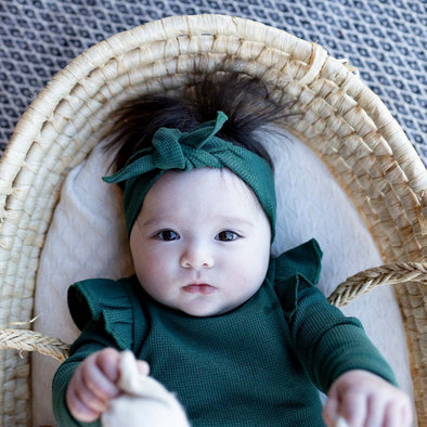 Organic Cotton - Forest Frill Bodysuit