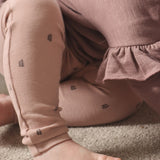 Organic Cotton -Baby Petal Rib Leggings