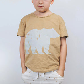 Organic Golden Star Bear T-Shirt