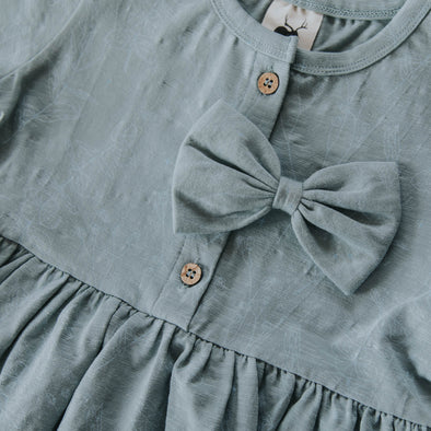 Laurel baby bow - organic cotton baby clothing and accessories - buck and baa