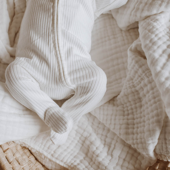 Heirloom Muslin Baby Blanket