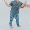 sky bears leggings - organic cotton clothes for baby boys - buck and baa