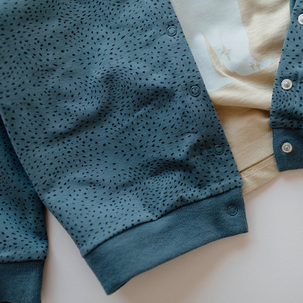 slate jacket for boys - organic cotton - buck and baa